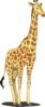 Tall Giraffe Clip Art